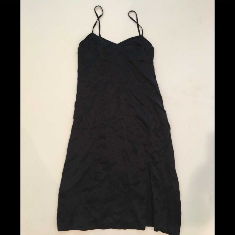 Marc Jacobs Silk Slip Dress Black